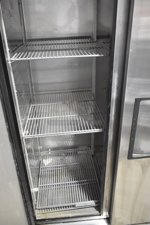 2016 True T-35 Stainless Steel Commercial 2 Door Reach In Cooler w/ Poly Coated Racks. 115 Volts, 1 Phase. Tested and Working! - Image 3 of 5