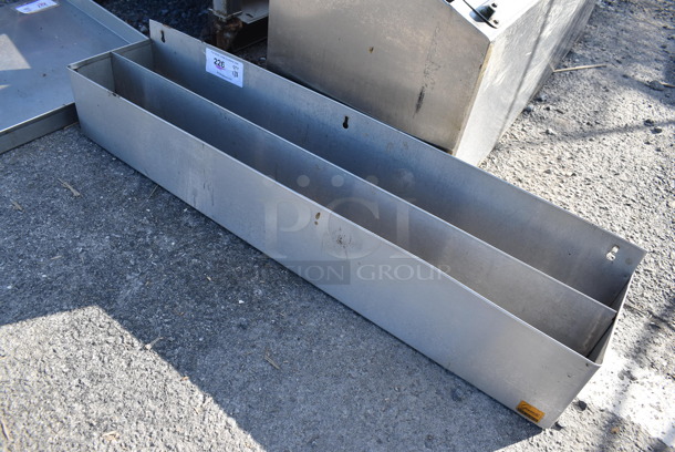 Stainless Steel 2 Well Speedwell. 41x9x8 - Image 2 of 3