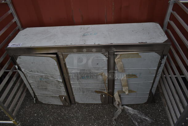 Stainless Steel Commercial 3 Door Cabinet. 