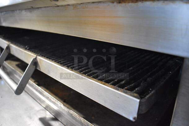 Stainless Steel Commercial Natural Gas Powered Flat Top Griddle w/ Cheese Melter. 42x24x23 - Image 5 of 5