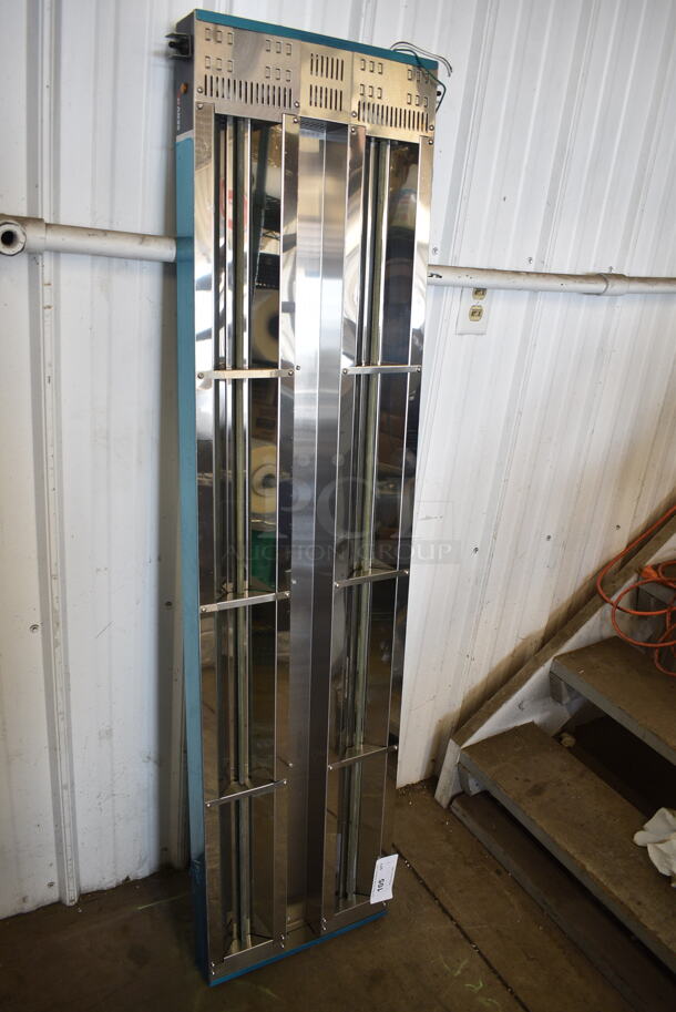 BRAND NEW SCRATCH AND DENT! ServIt 423SWTD60 Stainless Steel 60" High Wattage Double Strip Warmer with On/Off Toggle Controls and 3" Spacer. 120 Volts, 1 Phase.  - Image 2 of 7