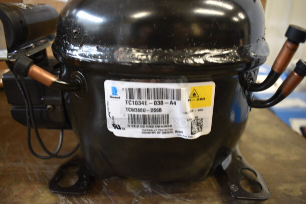 LIKE NEW Tecumseh Model TC1034E-038-A4 Metal Compressor. 115-120 Volts, 1 Phase. 10x6x8 - Image 3 of 8
