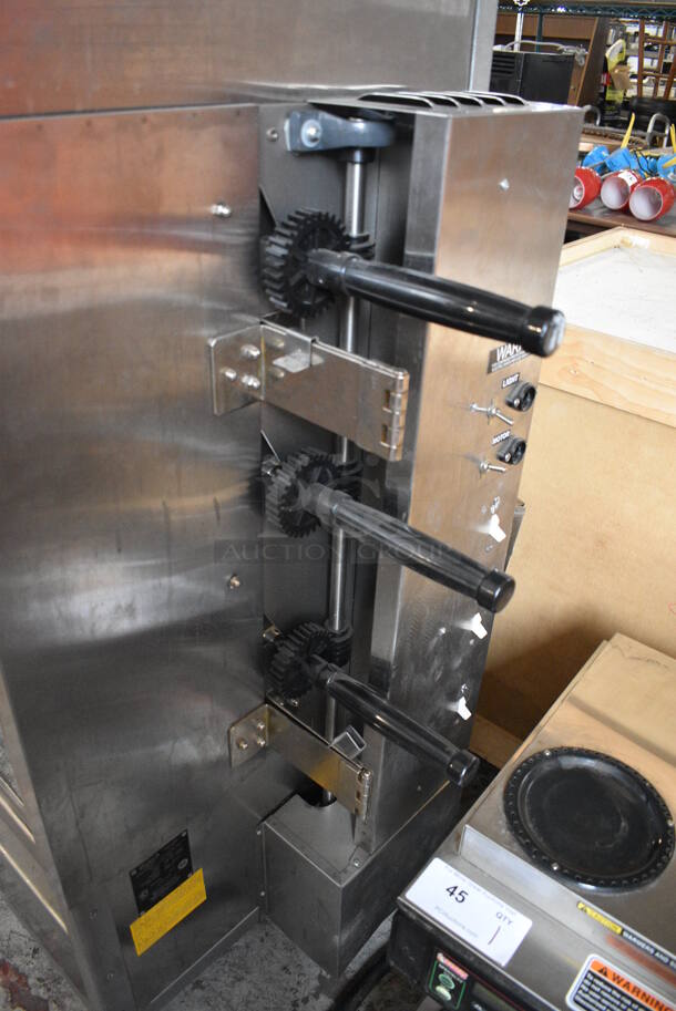 Old Hickory Model N/3ESRH Stainless Steel Commercial Electric Powered 3 Spit Rotisserie Oven w/ 6 Extra Spits. 208 Volts. 36x22x50  - Image 4 of 6