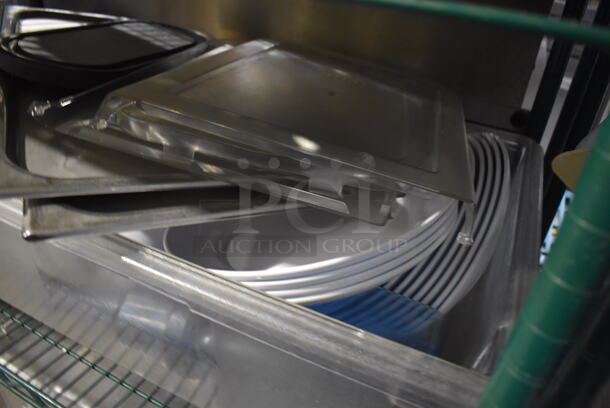 ALL ONE MONEY! Tier Lot of Various Items Including Poly Bins, Silverware Holder, Metal Bins and Poly Bowls - Image 5 of 6