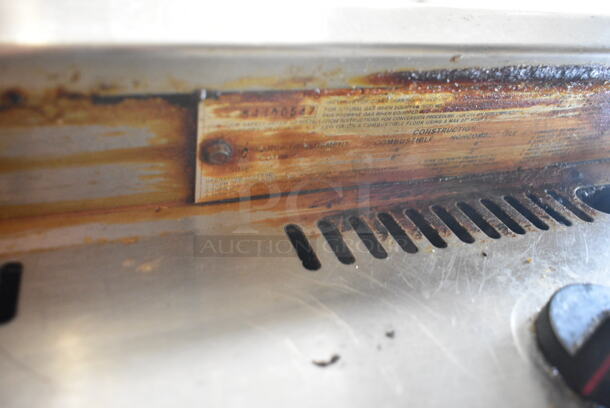 54400547 Stainless Steel Commercial Countertop Natural Gas Powered Flat Top Griddle.  - Image 7 of 7