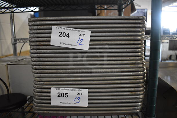 13 Metal Half Size Baking Pans. 13x18x1. 13 Times Your Bid! - Image 3 of 3