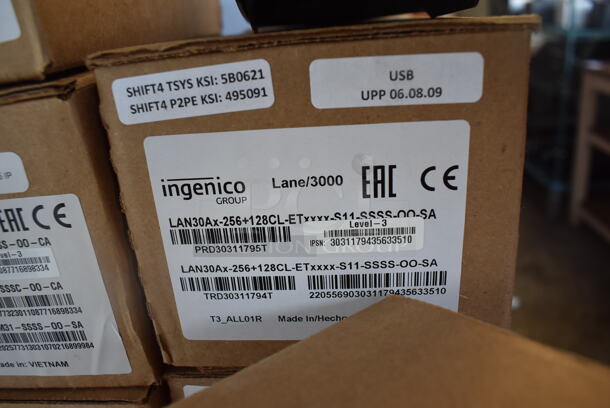 20 BRAND NEW IN BOX! Ingencio Lane 3000 Credit Card Readers. 3x7x2. 20 Times Your Bid! - Image 4 of 4