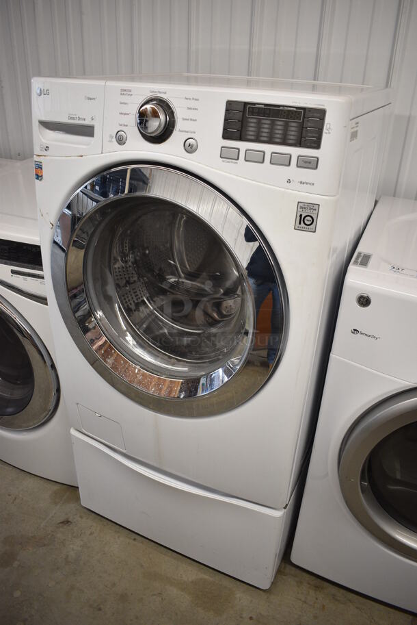LG Model WM3370HWA Front Load Washer. 120 Volts, 1 Phase. 27x30x53 - Image 2 of 8