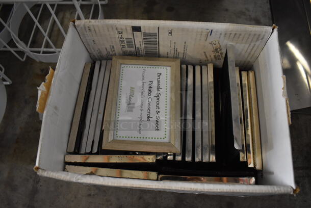ALL ONE MONEY! Lot of 2 Boxes of Frames! Includes 7.25x0.5x5.25 - Image 2 of 6