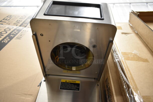 BRAND NEW SCRATCH AND DENT! Grindmaster Cecilware PBC-1V Stainless Steel Commercial Countertop Coffee Machine w/ Hot Water Dispenser and Poly Brew Basket. 208-240 Volts, 1 Phase.  - Image 6 of 9