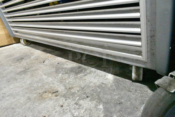 Sevel EZ-6 Metal Commercial Floor Style Gelato Case Merchandiser on Commercial Casters. 220 Volts, 1 Phase.  - Image 2 of 5