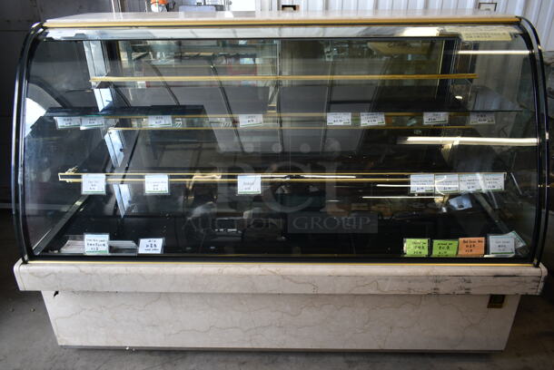 Kinco Metal Commercial Floor Style Deli Display Case Merchandiser. 110 Volts, 1 Phase. Tested and Working!