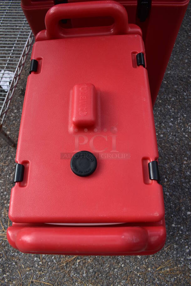 2 Cambro 500LCD Red Poly Insulated Beverage Holder Dispensers. 9x16.5x24. 2 Times Your Bid! - Image 9 of 12