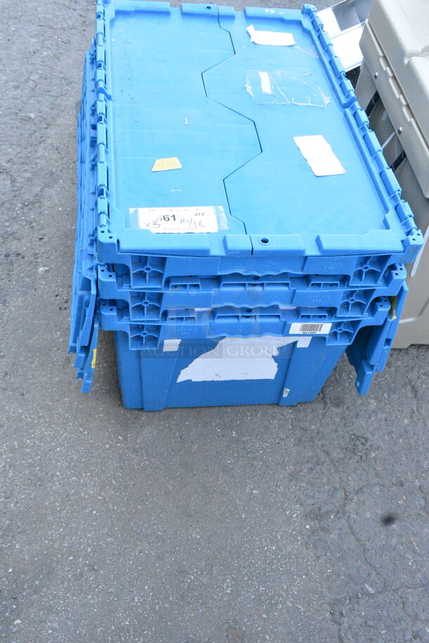 3 Blue Poly Bins. 3 Times Your Bid! - Image 2 of 5