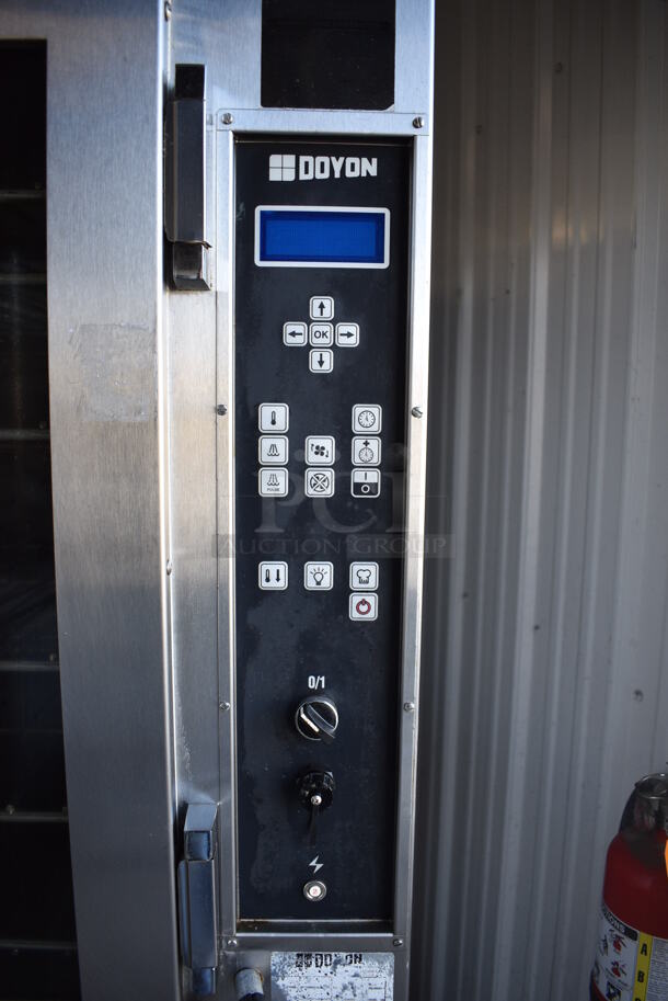 Doyon Stainless Steel Commercial Natural Gas Powered Oven Proofer on Commercial Casters. 208 Volt Controls. 36.5x53x72.5 - Image 9 of 11