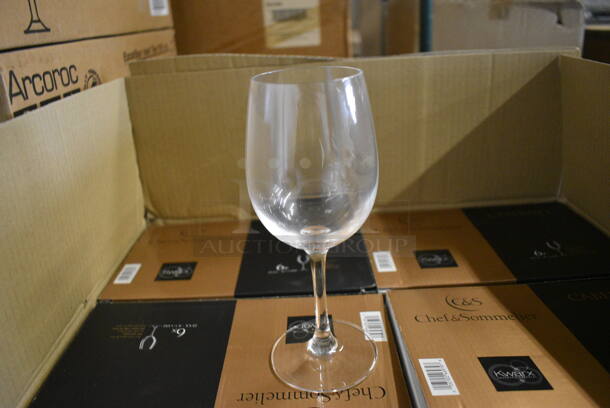 48 BRAND NEW IN BOX! Chef & Sommelier Cabernet Tulip Stemmed Wine Glasses. 2.5x2.5x7. 48 Times Your Bid!