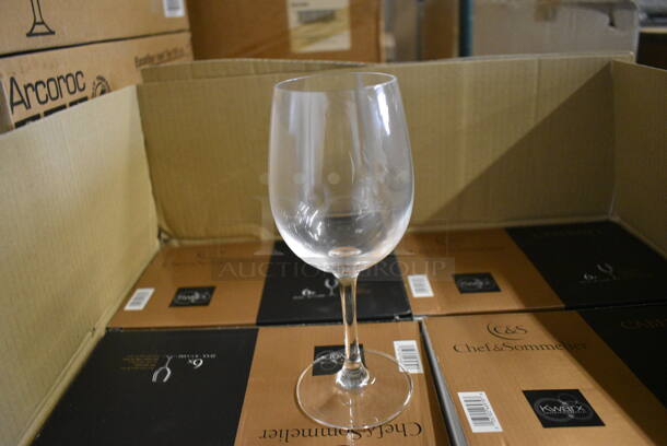 24 BRAND NEW IN BOX! Chef & Sommelier Cabernet Tulip Stemmed Wine Glasses. 2.5x2.5x7. 24 Times Your Bid! - Image 1 of 4