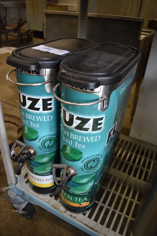 2 Bunn Stainless Steel Beverage Holder Dispensers. 6x18x22. 2 Times Your Bid! - Image 2 of 3