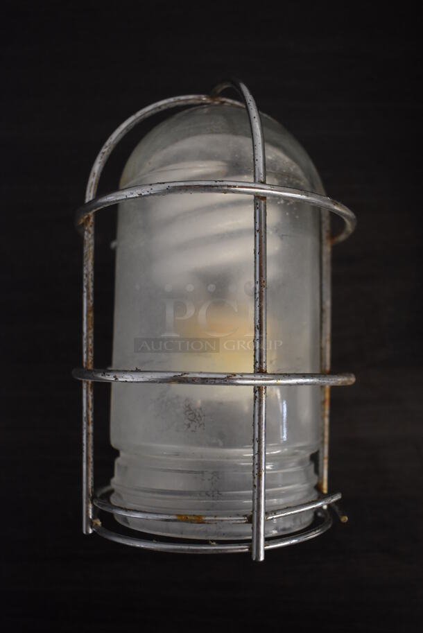 ALL ONE MONEY! Lot of 6 Light Covers w/ Cage. 4x4x7 - Image 3 of 3