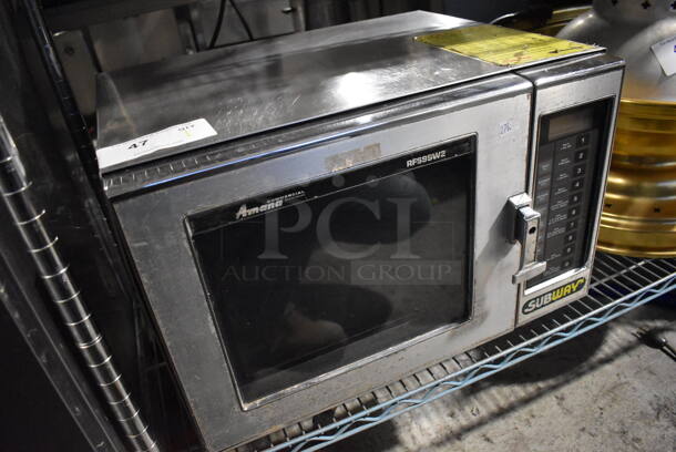 Amana RFS96W2 Metal Commercial Countertop Microwave Oven. 21.5x19x15 - Image 5 of 5
