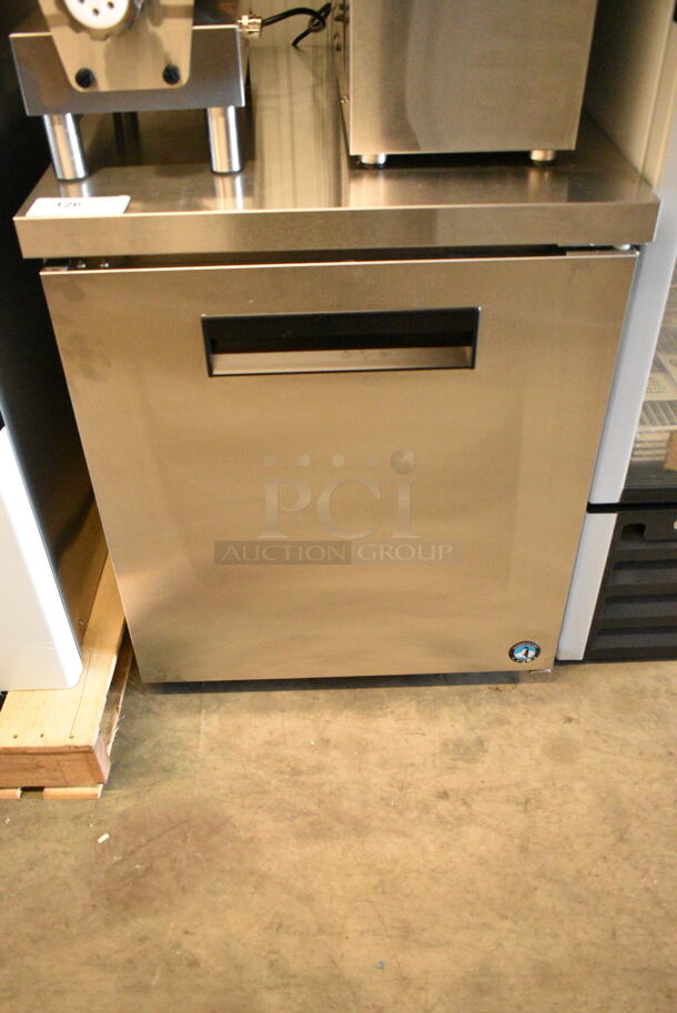 BRAND NEW SCRATCH AND DENT! 2024 Hoshizaki UR27B-LP Stainless Steel Commercial Single Door Undercounter Cooler. 115 Volts, 1 Phase. Tested and Working! - Image 2 of 6