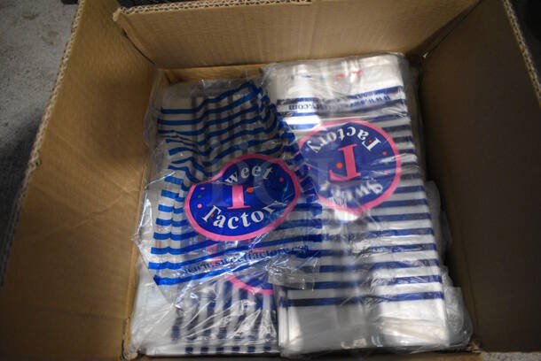 ALL ONE MONEY! Lot of Clear Plastic Bags w/ Sweet Factory Logo! - Image 1 of 3