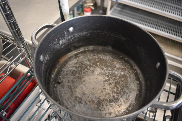 Metal Stock Pot w/ Lid. 13x10x7 - Image 2 of 3
