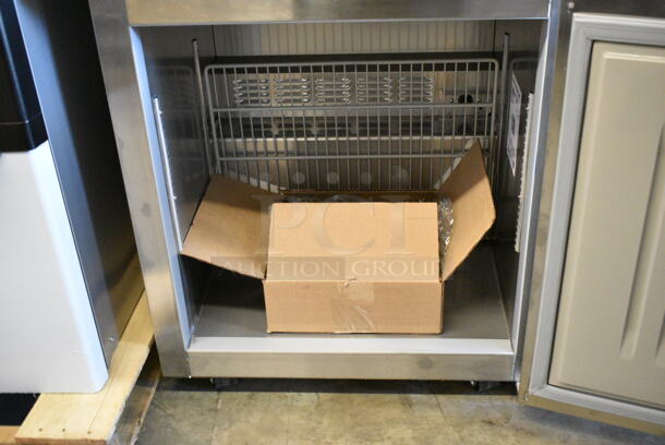 BRAND NEW SCRATCH AND DENT! 2024 Hoshizaki UR27B-LP Stainless Steel Commercial Single Door Undercounter Cooler. 115 Volts, 1 Phase. Tested and Working! - Image 4 of 6