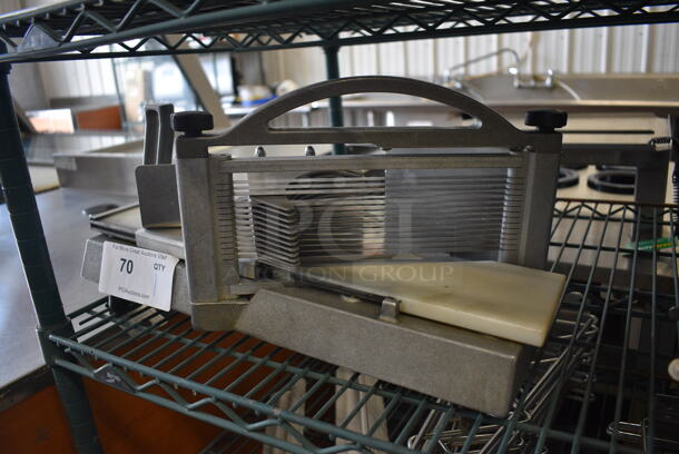 Metal Commercial Countertop Tomato Slicer. 18x7.5x9 - Image 2 of 4