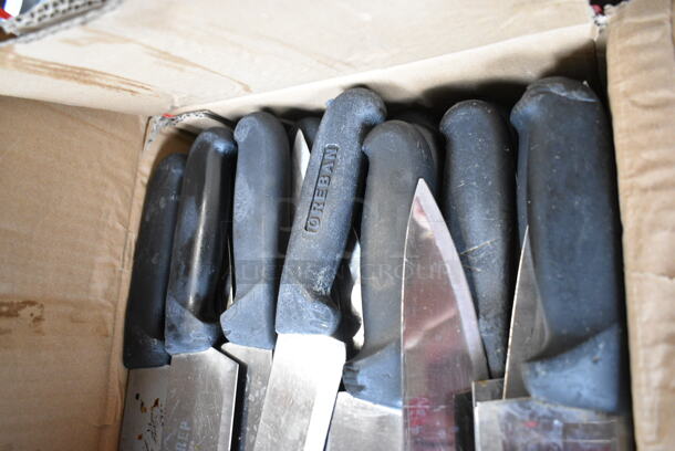 50 SHARPENED Stainless Steel Knives Including Chef Knives. 50 Times Your Bid!  - Image 2 of 5