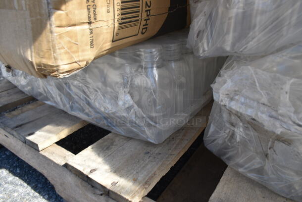 PALLET LOT of 19 BRAND NEW Boxes Including 500CC32P Choice Clear PET Plastic Cold Cup - 32 oz. - 500/Case, 394365L Noble Products Disposable Gloves Large, 612LOB15LBDC Choice 1.5 lb. Deep Oblong Foil Take-Out Container with Board Lid - 250/Case, 999PCC16W Choice 16 oz. White Poly Paper Cold Cup - 50/Pack, 500TW16S Choice 16 oz. Translucent Thin Wall Squat Plastic Cold Cup - 1000/Case. 19 Times Your Bid!  - Image 9 of 12