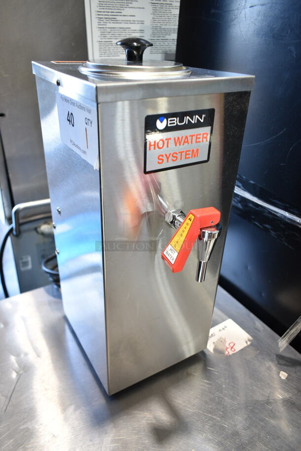 BRAND NEW SCRATCH AND DENT! 2023 Bunn OHW Stainless Steel Commercial Countertop Hot Water Dispenser. 120 Volts, 1 Phase.  - Image 3 of 5