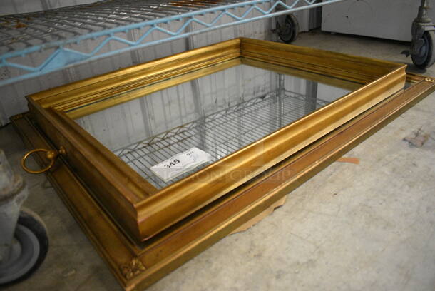 2 Framed Mirrors. 37x1x29, 31x2.5x25. 2 Times Your Bid! - Image 2 of 3