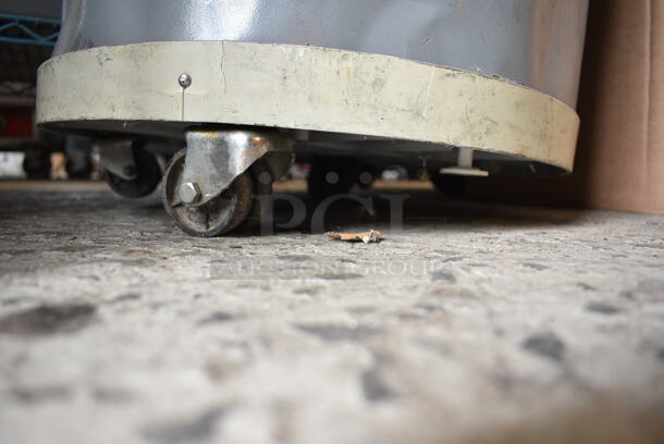 Metal Portable Ice Bin Merchandiser on Commercial Casters. 1 Caster Missing. 18x18x43. Tested and Powers On But Temps at 51 Degrees - Image 4 of 4