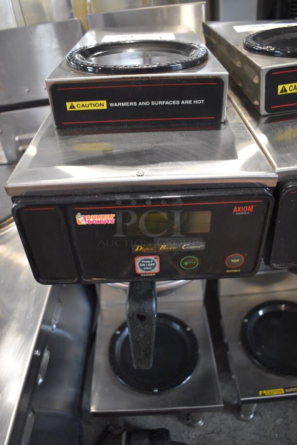 Bunn Model AXIOM-35-2 Stainless Steel Commercial Countertop 2 Burner Coffee Machine w/ Metal Brew Basket. 120/208-240 Volts, 1 Phase. 8x18x24 - Image 5 of 5