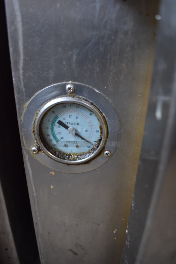 Traulsen Stainless Steel Commercial Cooler Freezer Combo Unit. 31x35x78. Tested and Working! - Image 7 of 8
