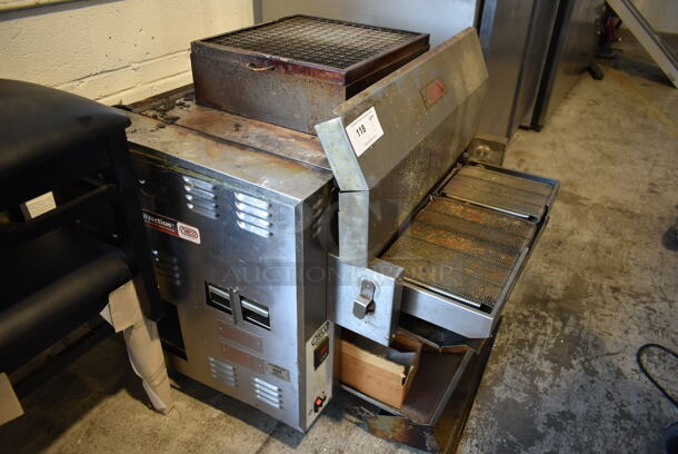 2018 Nieco JF63-2G Stainless Steel Commercial Countertop Natural Gas Powered BroilVection Conveyor Charbroiled Burger Grill. - Image 6 of 9