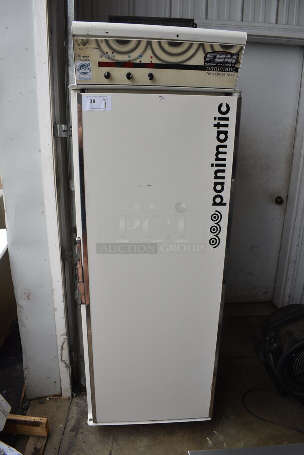 Panimatic M16 Metal Commercial Single Door Reach In Proofer / Retarding Cabinet on Commercial Casters. 208 Volts, 1 Phase.  - Image 1 of 7