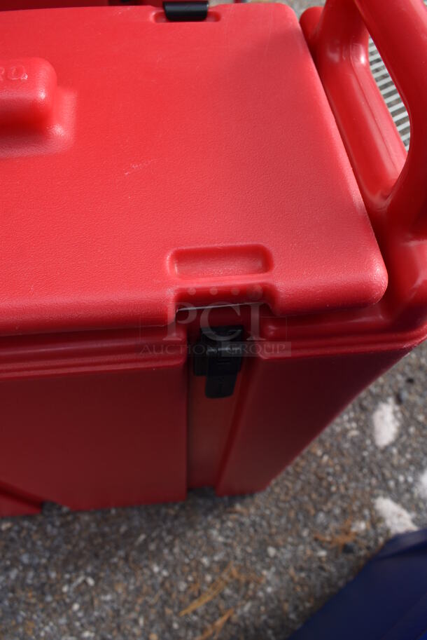 2 Cambro 500LCD Red Poly Insulated Beverage Holder Dispensers. 9x16.5x24. 2 Times Your Bid! - Image 10 of 12
