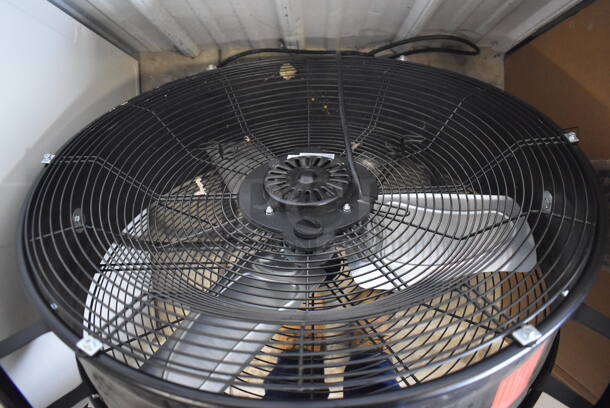 Utilitech SFDC2-600T Floor Style Metal Fan. 29x9x29 - Image 5 of 5