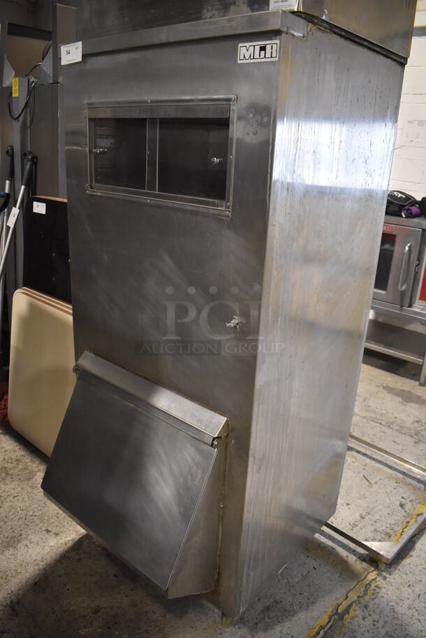 Scotsman C0830SA-32B Stainless Steel Commercial Ice Head on Commercial Ice Bin. 208/230 Volts, 1 Phase. 30x36x99 - Image 2 of 8