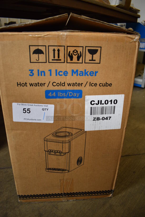BRAND NEW IN BOX! Model HZB-20YLR Stainless Steel Countertop Hot Water, Cold Water and Ice Cube Machine - Image 5 of 5