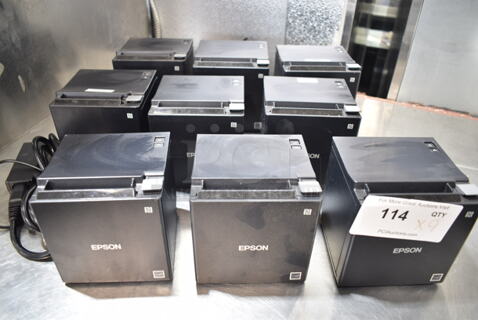 9 Epson Receipt Printer. 9 Times Your Bid!