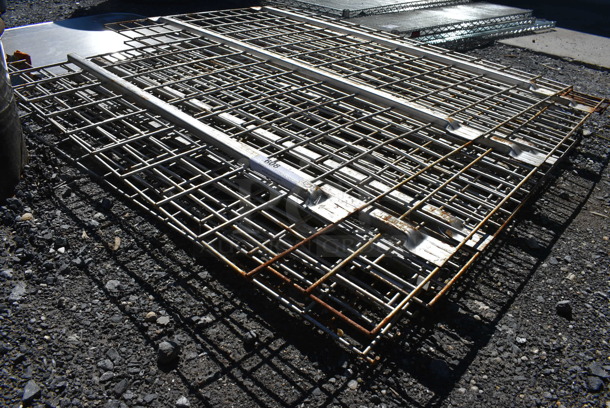 ALL ONE MONEY! Lot of Various Metal Wire Panels. Includes 49x48x1 - Image 3 of 3