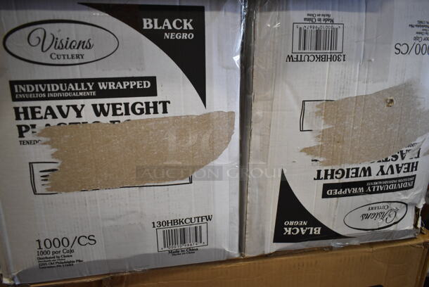 PALLET LOT of 20 BRAND NEW Boxes Including Tuxton BPM-135L 13.5 oz. Porcelain White Newport China Mug - 36/Case, Tuxton ALF-0303 Alaska 3 oz. Stackable Bright White China Espresso Cup - 36/Case, 127P150C Choice 1.5 oz. Clear Plastic Souffle Cup / Portion Cup - 2500/Case, 5002CPTENAT Lavex 2-Ply Natural Kraft Center Pull Paper Towel 510' Roll - 6/Case, 130BKFSNSPH Visions Wrapped Black Heavy Weight Cutlery Pack with Knife, Fork, Spoon, Napkin S&P  - 500/case, 2 Box 130HBKCUTFW Visions Individually Wrapped Black Heavy Weight Plastic Fork - 1000/Case, 760SOUP6WB Choice 6 oz. White Double Poly-Coated Paper Food Cup - 1000/Case, 795PTOKFTW3 Choice 8 1/2" x 6" x 2 1/2" Kraft Folded Paper #3 Take-Out Container with Window - 160/Case. 20 Times Your Bid! - Image 7 of 10