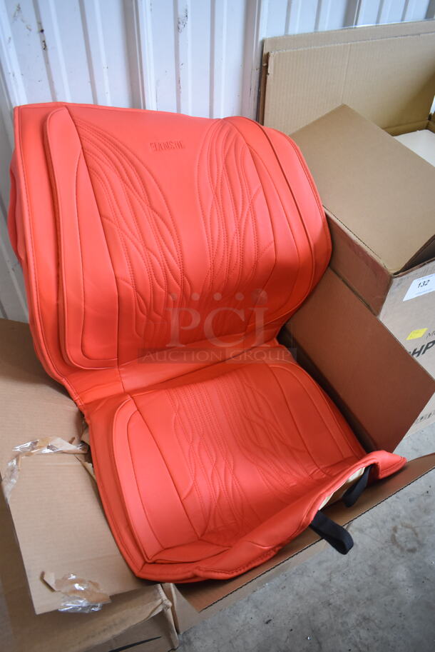 ALL ONE MONEY! Lot of 3 Red Car Chair Covers - Image 2 of 4