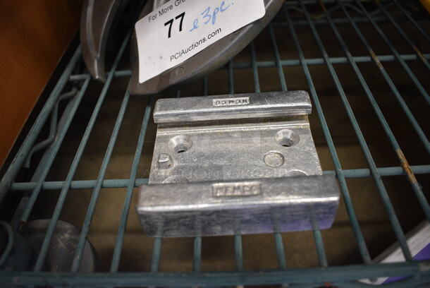 ALL ONE MONEY! Lot of Metal Pieces to Vegetable Slicer; Body, Blade and Mount Piece - Image 4 of 5