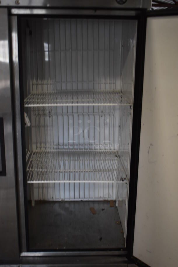 2013 True T-49F ENERGY STAR Stainless Steel Commercial 2 Door Reach In Freezer w/ Poly Coated Racks. 115 Volts, 1 Phase. Tested and Working! - Image 5 of 8