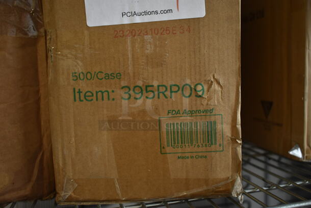 BRAND NEW IN BOX! Choice Eco 395RP09 EcoChoice Compostable Sugarcane / Bagasse 9" Plate - 500/Case - Image 3 of 4