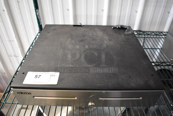 Micros Metal Cash Register. 18x17x4.5 - Image 4 of 7